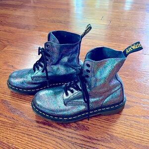 Dr. Martens Iridescent Combat Boots